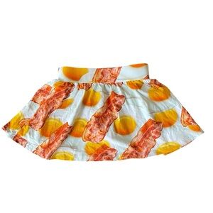 Romey loves Lulu Bacon and Egg Print Skirt